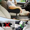 Timorn Car Armrest Cushion, Memory Foam Car Armrest Console,Car Center Console Armrest Pillow(Black)
