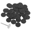 50pcs Electric Callus Remover Sandpaper Discs Pedicure Tool Replacement Accessory with Shaft