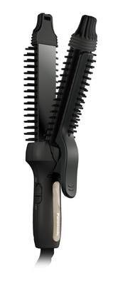 Brush Iron Compact Curl Straight 2way 26mm Black EH-HV42-K