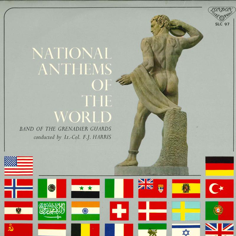 

LP Record BAND OF THE GRENADIER GUARDS - National Anthems Of The World SLC97 LONDON STEREO P 1964 Japan Military Used