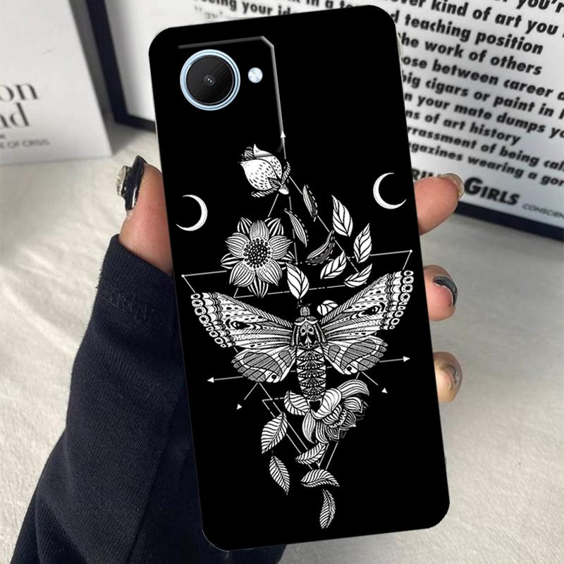 Occult Witchcraft Moon Gothic Witch For Realme GT7 Pro GT6 C67 C65 C63 C61 C55 C53 C51 C71 C75 10 11 12 13 14 15 Pro Plus Case