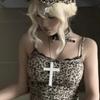 2025 Halloween Y2k Subculture Versatile Dark Necklace Long Wooden Cross Collarbone Chain Gothic Punk Accessories