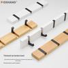 Wall-Mounted Clothes Rack: Behind-Door Hook for Bedroom Entryway, Coats, Hats, and More.