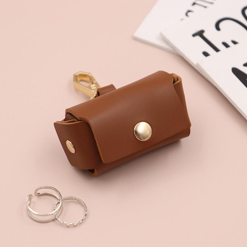 Cross-Border Leather Earring & Ring Storage Pouch - Bridesmaid Gift Mini Jewelry Box