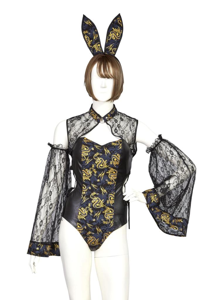 Clearstone SugarWhip Cosplay Halloween Dragon Bunny Black Women's