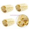 4pack Natural Loofah Rabbit Toy for Mices Pet Encouraging Exploration and Dental Healths Durability Safe