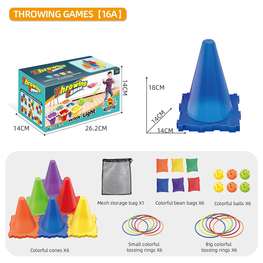 

Игры для вечеринок Отдых на свежем воздухе Групповое строительство Многопользовательские интерактивные светящиеся игрушки Семейный подарок на день рождения Бросок 17A