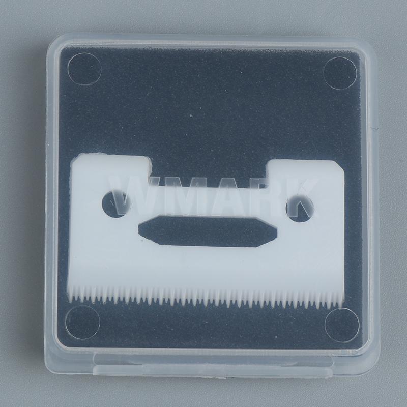 Ceramic Movable Blade 2-Hole Stagger-Tooth Ceramic Movable Blade For Magic Cordless Clip 8148 Hairdresser