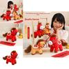 Lucky Horse Plush Toy With Keychain For Year Of The Horse Gift And Home Decor