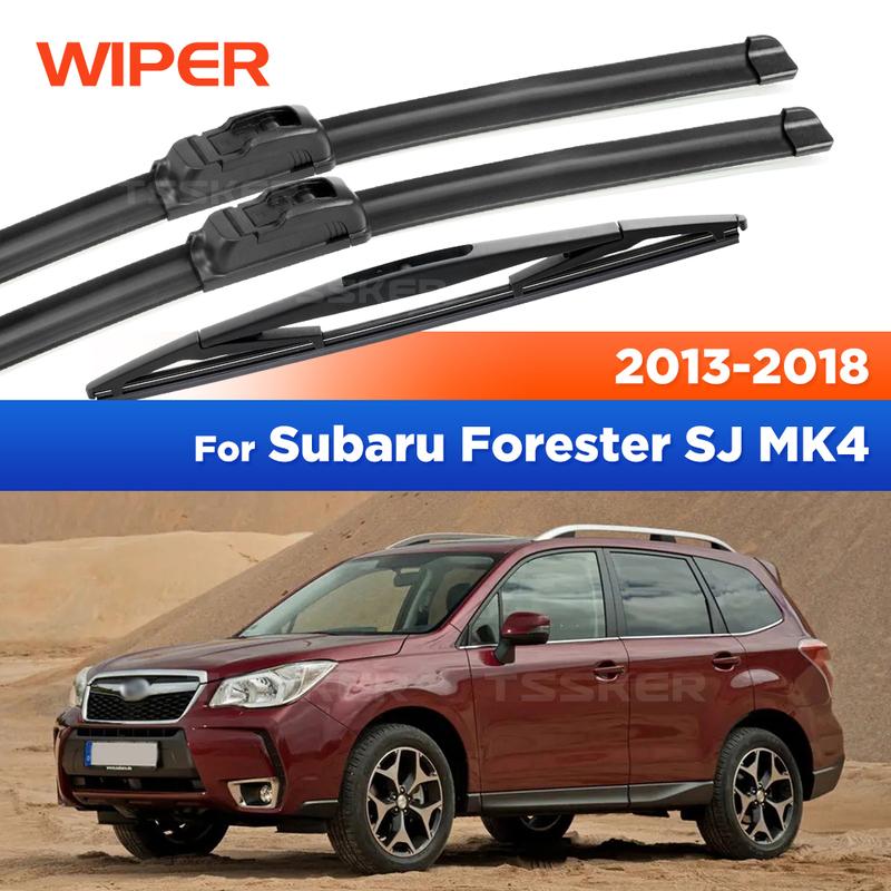 Für Subaru Forester SJ MK4 2013-2018 2014 2015 Scheibenwischer Vorne & Hinten Wischerblätter Windschutzscheibe Windschutzscheibe Fensterwischer 26"+17"+14"""