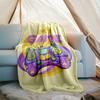 Game Controller Theme Printed Blanket - Perfect for Couch, Bed, Travel & Outdoor Use | Machine Washable, Cozy & Durable.