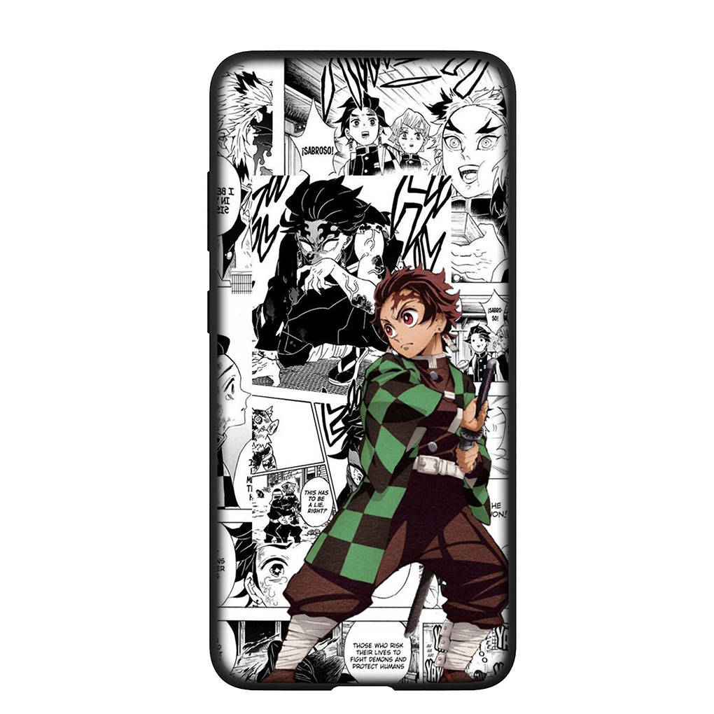 Funda para Samsung Galaxy S25 S24 S23 iPhone 16 15 Xiaomi Redmi Note 14 13 12 16E X 11 Pro Max Moto Huawei Nezuko Demon Slayer Tanjirou Muichiro Tokito