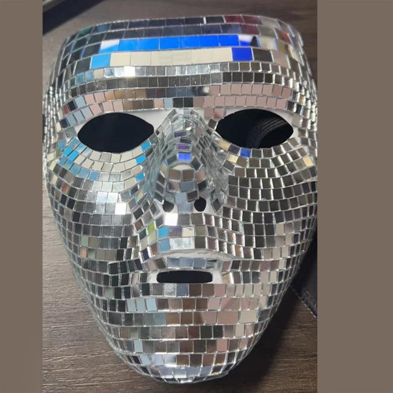 Kristall-Gesichtsmasken Cosplays Spiegelreflexion Maskenball-Masken Gesichts-Party-Masken