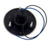 Round Vintage Tail Lights 2PCS – 12V Waterproof Stop Turn Brake Running Lights with Chrome Finish for Trucks, Trailers & RVs