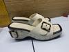 Temu Plus Size Women's Wedge Platform Sandals with Metal Buckle and Rivet Strap - Summer Beach Shoes