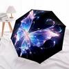 1pc Butterfly Fantasy Automatic Folding Umbrella - Compact 8-Rib Design, Durable Plastic & Iron, Lightweight for Outdoor Daily Use114