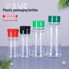 Transparent PET Kitchen BBQ Seasoning Sprinkler Jar