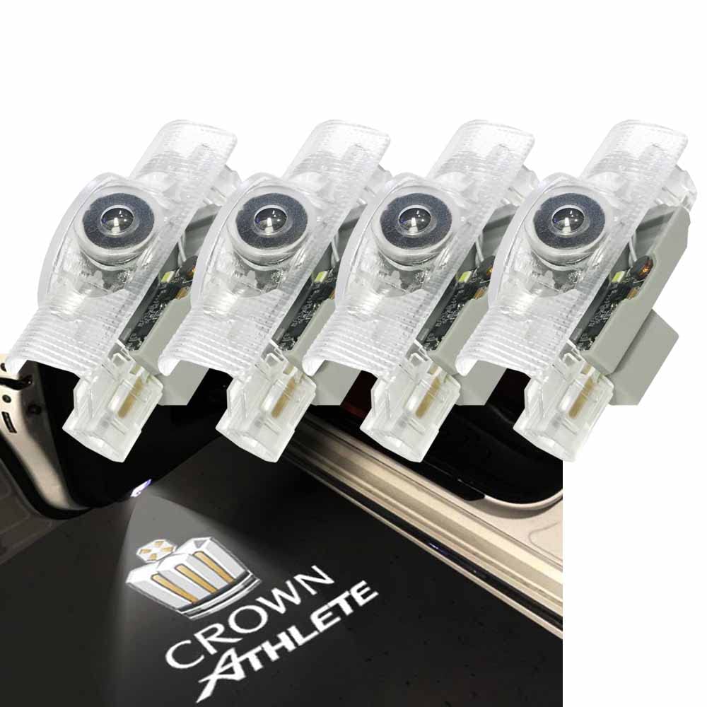 

Minile 210 Series Crown Athlete Car Door Lamps with Logo and Courtesy Set of 4 with Door Welcome LED Logo Projection Ghost Courtesy Lights for 18