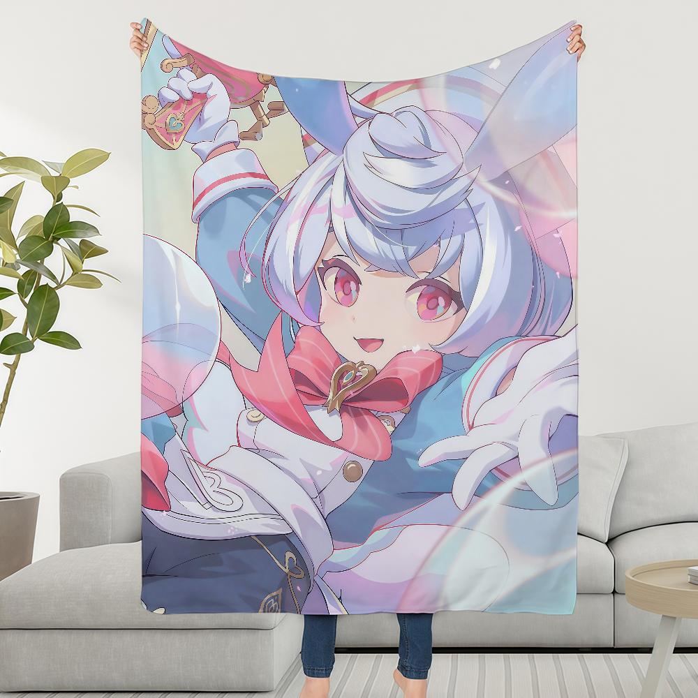 Blanket Throw Sigewinne Super Cosy Plush Living Room Genshin Sofa Impact Couch Childish Birthday Gifts