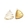 5pcs Stainless Steel Enamel Triangle Charms for DIY Jewelry Findings Necklace Pendant Bracelets Earrings Making Eardrop Supplies