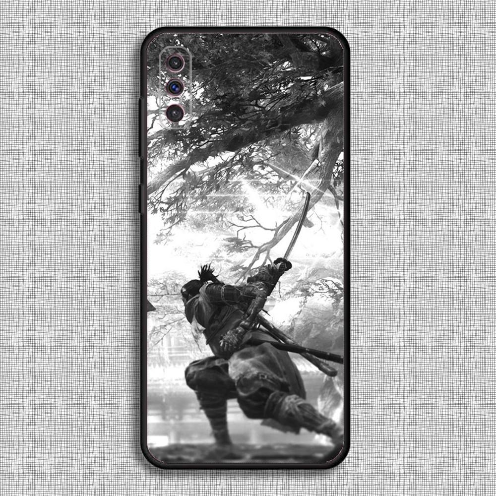

S-Sekiro Shadows Die Twice Phone Case For Samsung S23,23,22,30,21,10,9,Note20 Ultra,Lite,Ultra,5G,Plus,FE,Black Soft Case Samsung S22plus5G