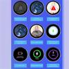Magnetic Electronic Dynamic Badge 1.85" HD Touch Screen Dynamic Display Bluetooth Instant Image Sharing Badge for Anime Fans