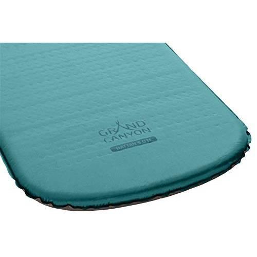 Tapis de camping autogonflant - GRAND CANYON - HATTAN 5.0 - 185x55x5cm - Isolation thermique - Turquoise