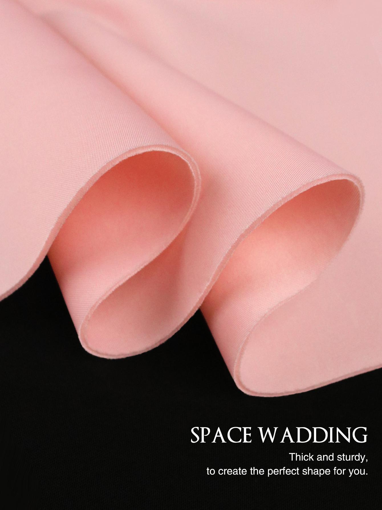 AOMEI женские розовые платья трапециевидной формы в стиле пэчворк с длинными рукавами — фото 7