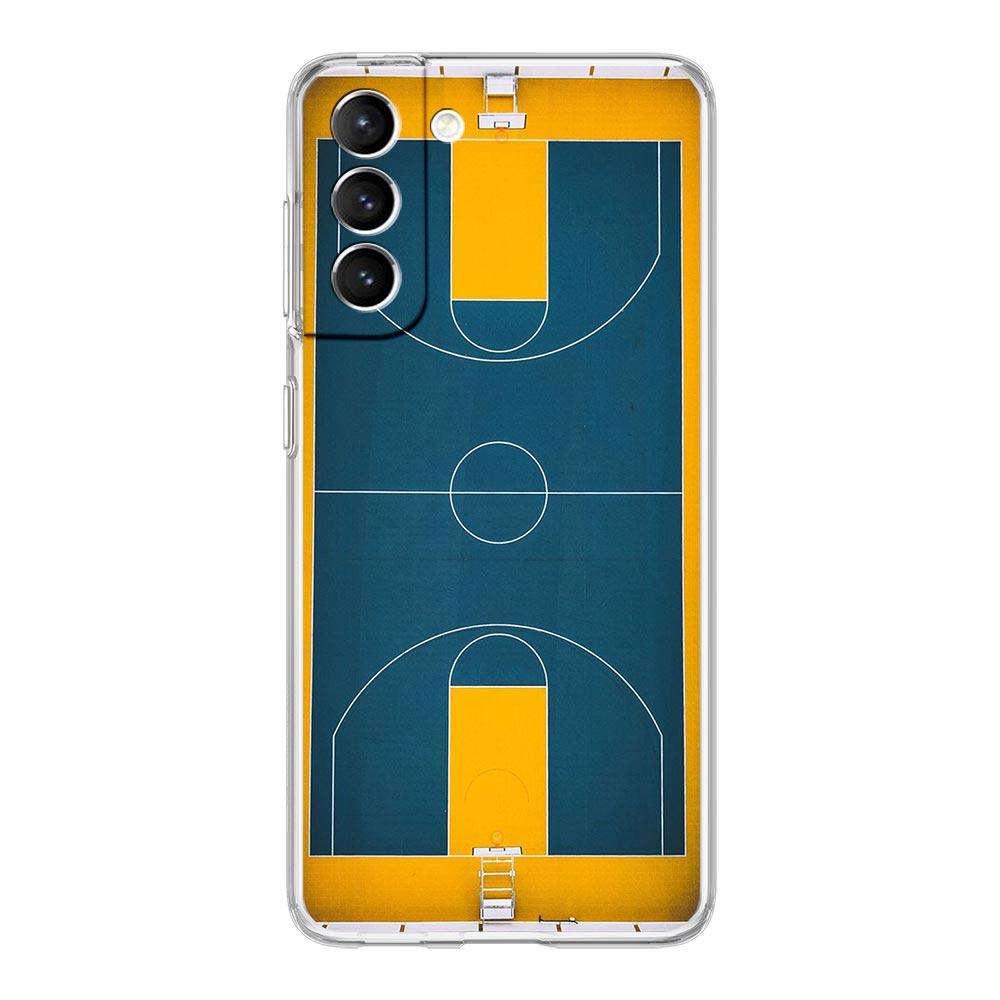 Basketball Court Sports Clear Silicone Phone Case For Samsung Galaxy S23 S22 5G S20 Ultra S21 FE 5G S10E S9 S8 S10 Plus Cover