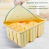 12 Consecutive Ice Cream Molds Silicone Popsicle Tray For Freezer Homemade Ice Cube Tray With Lid Easy To Demold Kitchen Dessert