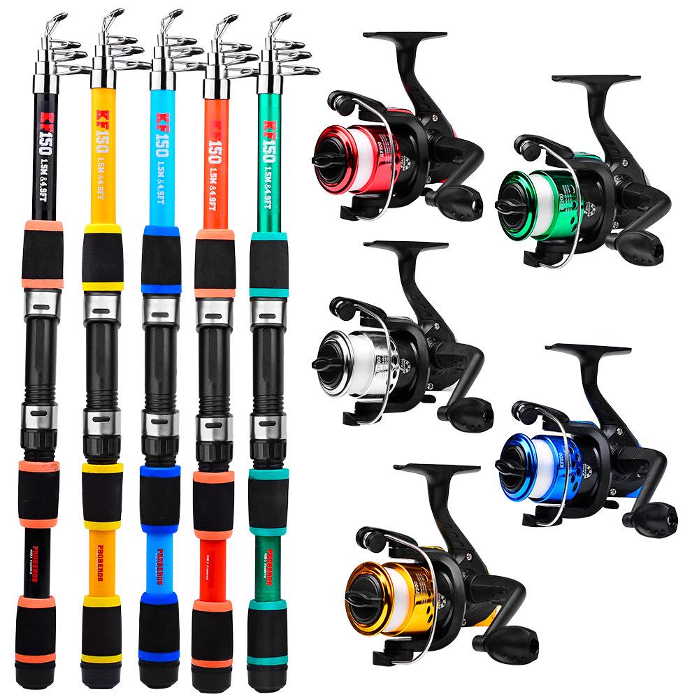 Beginner Long Cast Spinning Sea Fishing Rod & Reel Combo Set (1.5M/1.8M)