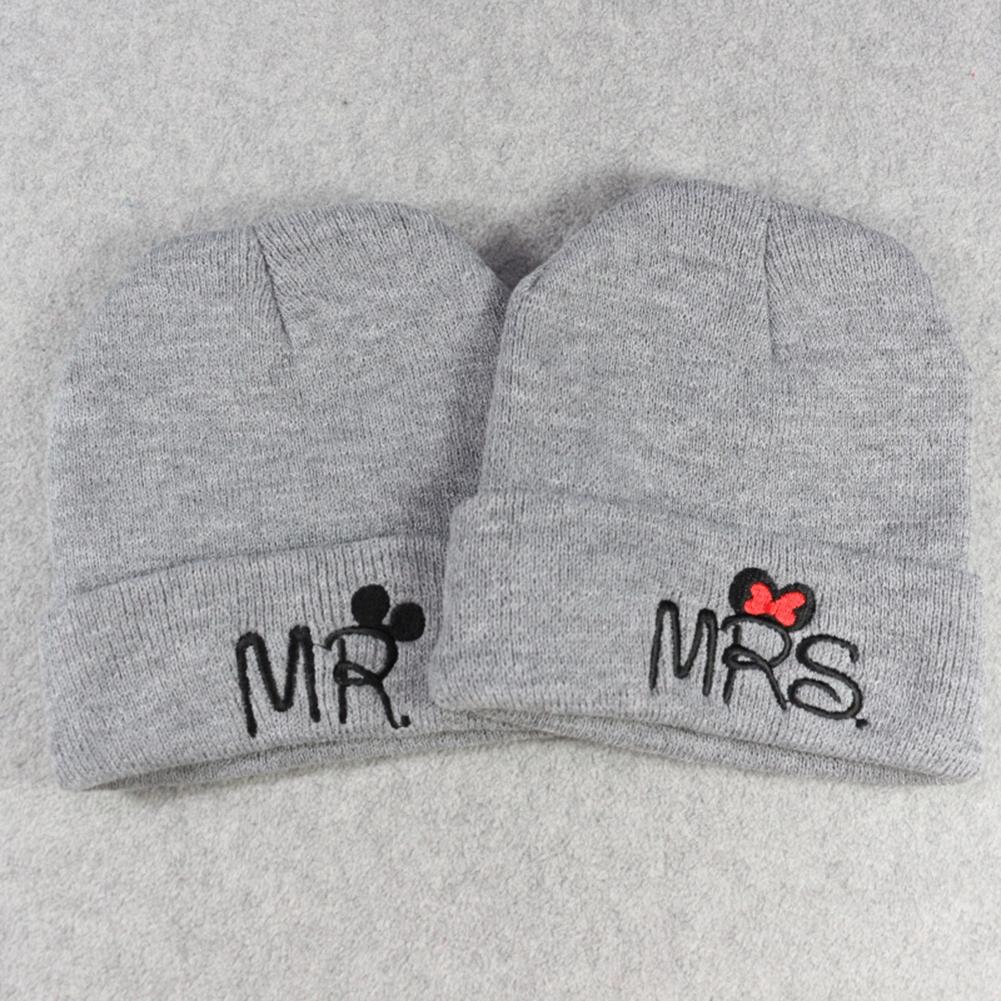 Children Creative Cartoon Bow-knot Embroidery Beanie Hat Breathable Knitted Cap for Winter
