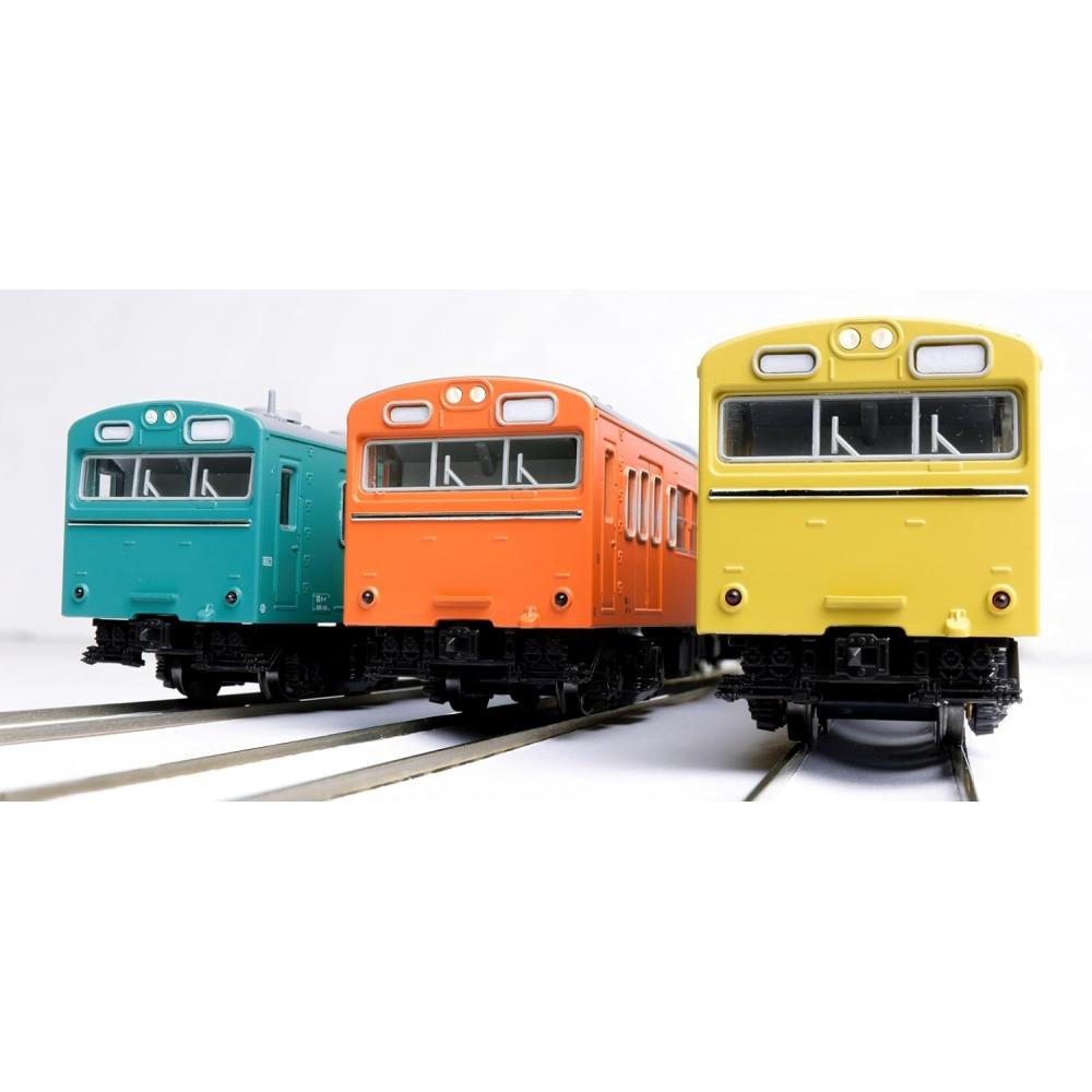 Kato  Kato  N-Spur Serie 103 Smaragdgrün 4-teiliges Set Modellzug 10 1743e
