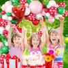 Summer Strawberry Party Balloon Wreath Set Girl Birthday Red Latex Balloon Birthday Background Decoration