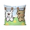 1pc M-Maltese Animation Pillow Case Square Pillow Bedroom Sofa Leisure Comfort Cushion Car Living Room Home Decoration 40X40
