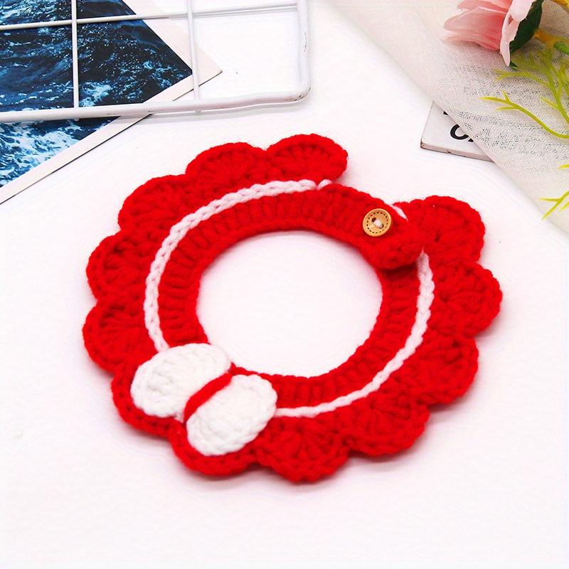 

Ошейник для питомца Регулируемый Прочный Кошачьи ошейники Милый бантик Товар для питомца Собачьи принадлежности Кошачьи аксессуары красный