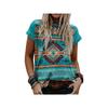 Sommer Geometrie Westlichen Ethnischen Stil T-shirt 3D Drucken Frau Streetwear T Shirts Harajuku Übergroßen Tees Tops Frauen Mädchen Kleidung