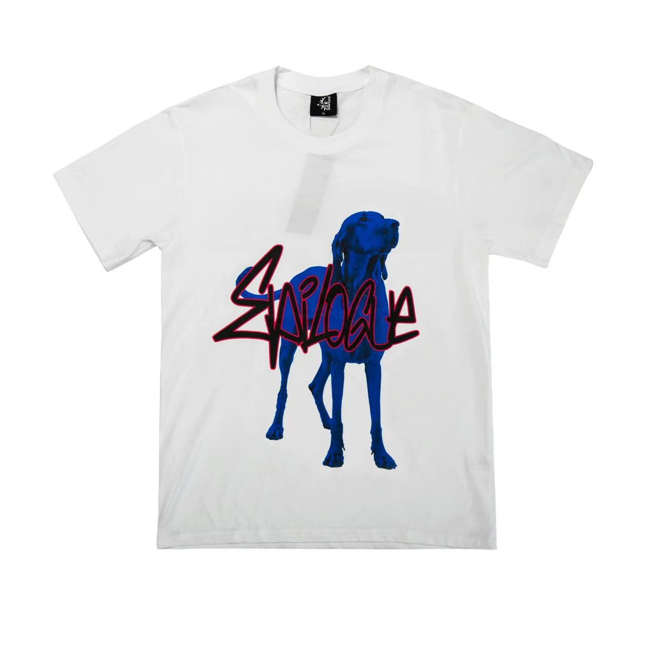 

Американская хай-стрит ретро футболка с принтом животных и букв, универсальная, трендовая рубашка Харадзюку, готическая хип-хоп мужская футболка с коротким рукавом 4XL