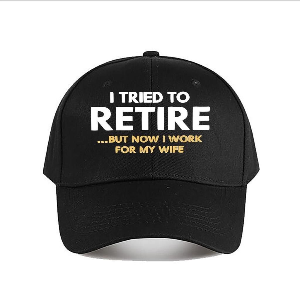 Funny RetireUnisext For Husband Baseball Cap Fashion Unisex Sunhat Womens Outdoor Sports Snapback Cap
