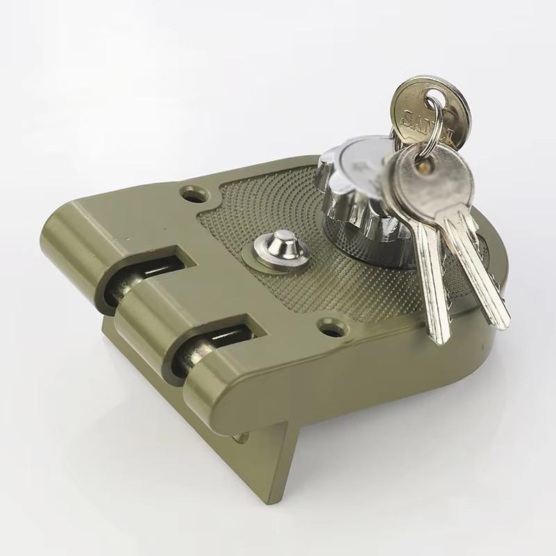 1PCS Bedroom Wooden Door Lock Home Anti-theft Lockset Old-fashioned Tiger Tooth Mechanical Lock Zinc Alloy Security Door Lock