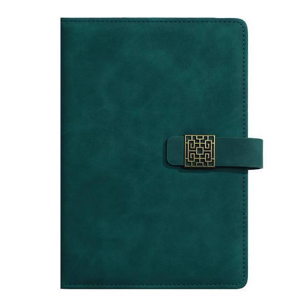 Premium Soft Leather Buckle Diary – Business Office Gift Set with Logo Imprint