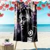 Juice Wrld Print Beach Towel, Large Soft Quick Dry Towel for Beach Camping Swimming