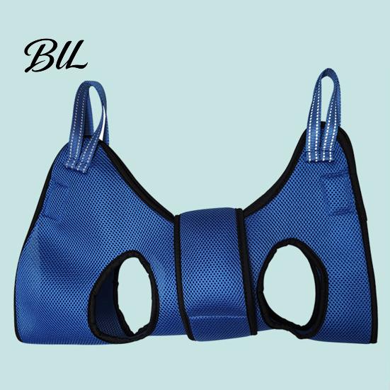 Lightweight Pet Grooming Tool Hammock Breathable Mesh Dog Sling Cat Restraint with Security Strap for Small Medium Dogs Cats Nail Trimming