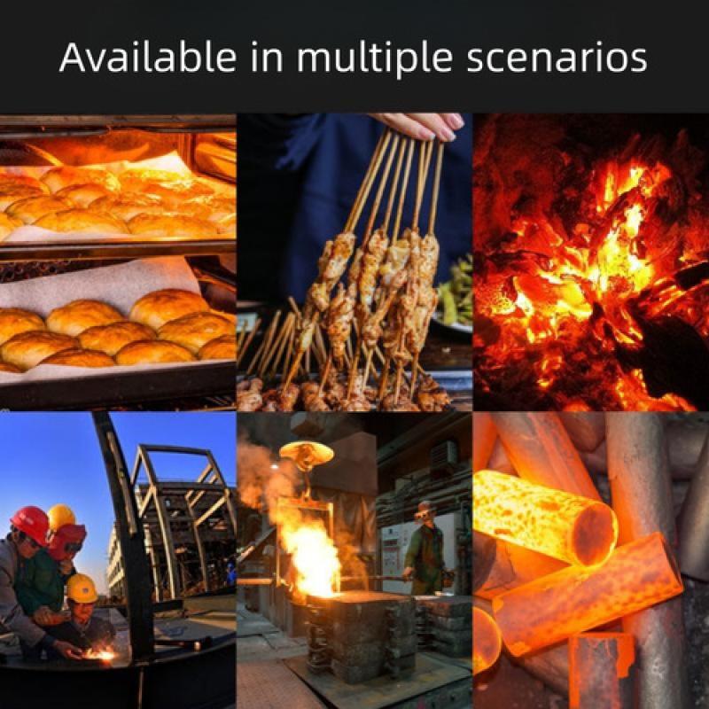 1/2ks BBQ rukavice Odolnost vůči vysokým teplotám Chňapky do trouby 500 800 stupňů Ohnivzdorné Barbecue Tepelná izolace Rukavice do mikrovlnné trouby