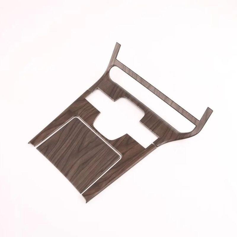For Toyota BZ4X EA10 ABS Carbon Fiber Console Gear Shift Panel Cover Storage Box Trims Sticker Car Styling Accessories