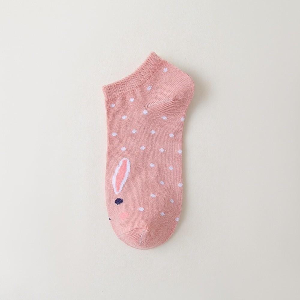 5Pairs Stripe Kawaii Shallow Socks Low Cut Bow Boat Socks Cute Short Tube Socks  Warm
