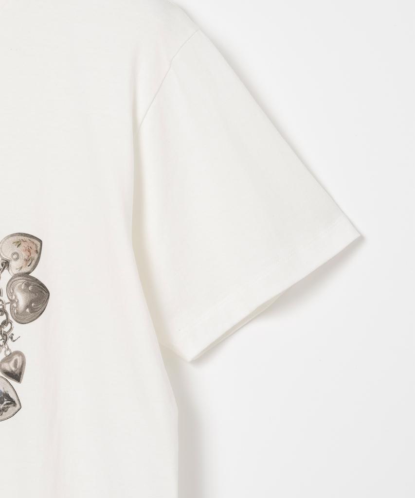 MILLO WOMEN Vintage Pendant T-Shirt [Ivory]