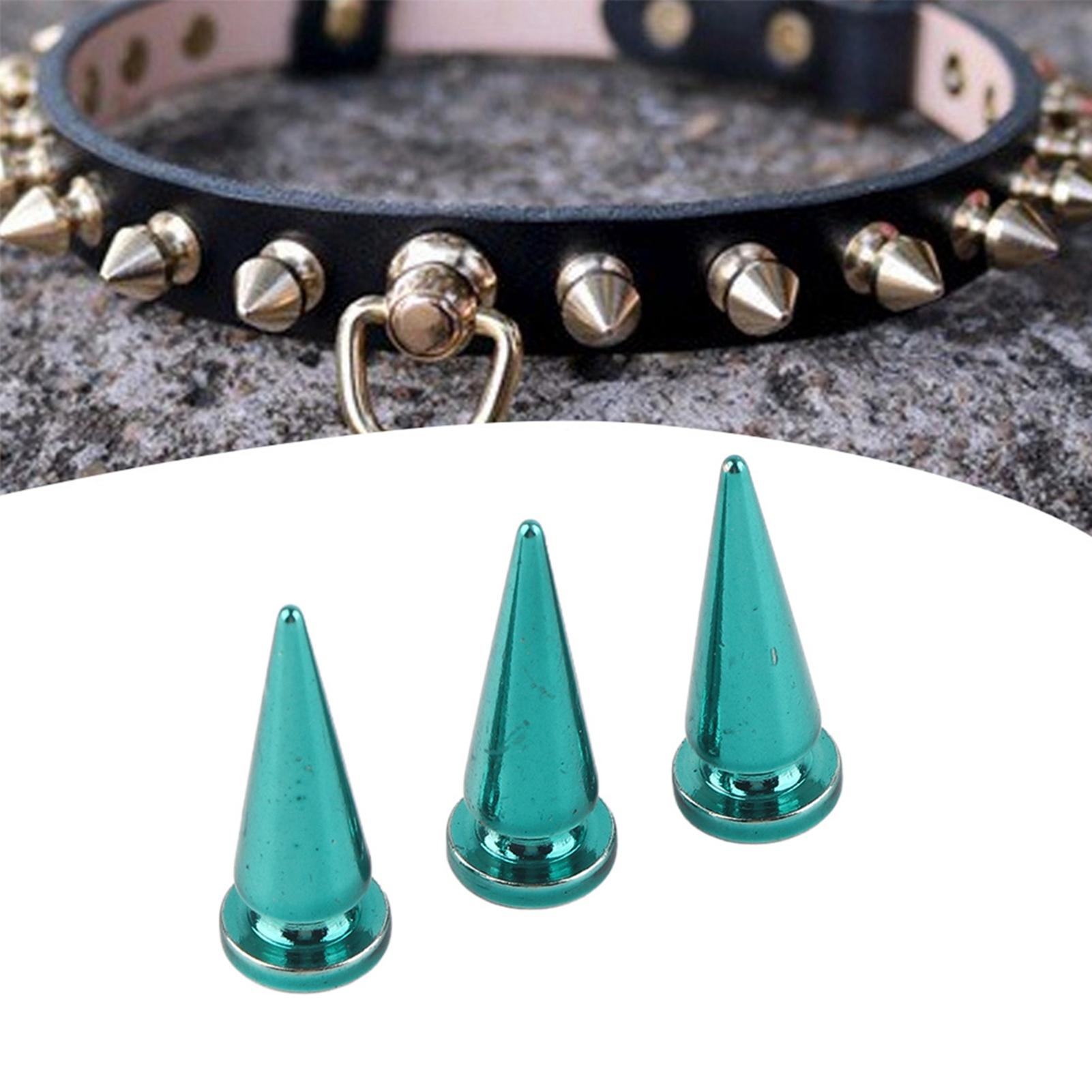 

10 комплектов 10*26 мм медных заклепок-пулей, металлических шпилек с набором винтов для самостоятельного изготовления кожаной сумки или обуви(синий) синий