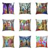 Nordic Style Geometric Simplicity Digital Printing Short Plush Pillow Covers For Car Sofa Office Cushion Cover Home Goods