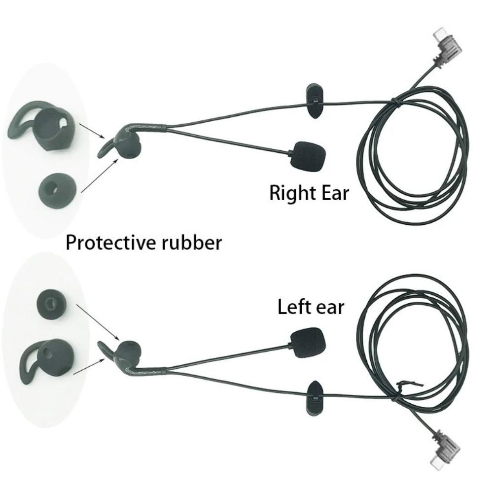 In-ear In-Ear Headphones Type-C Interface Helmet Headset Football Referee